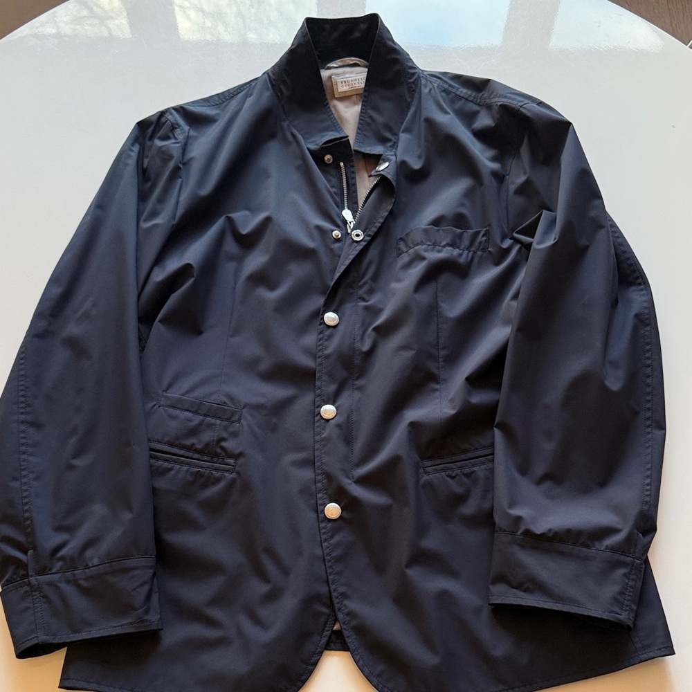 Brunello Cucinelli Men's Navy Jacket